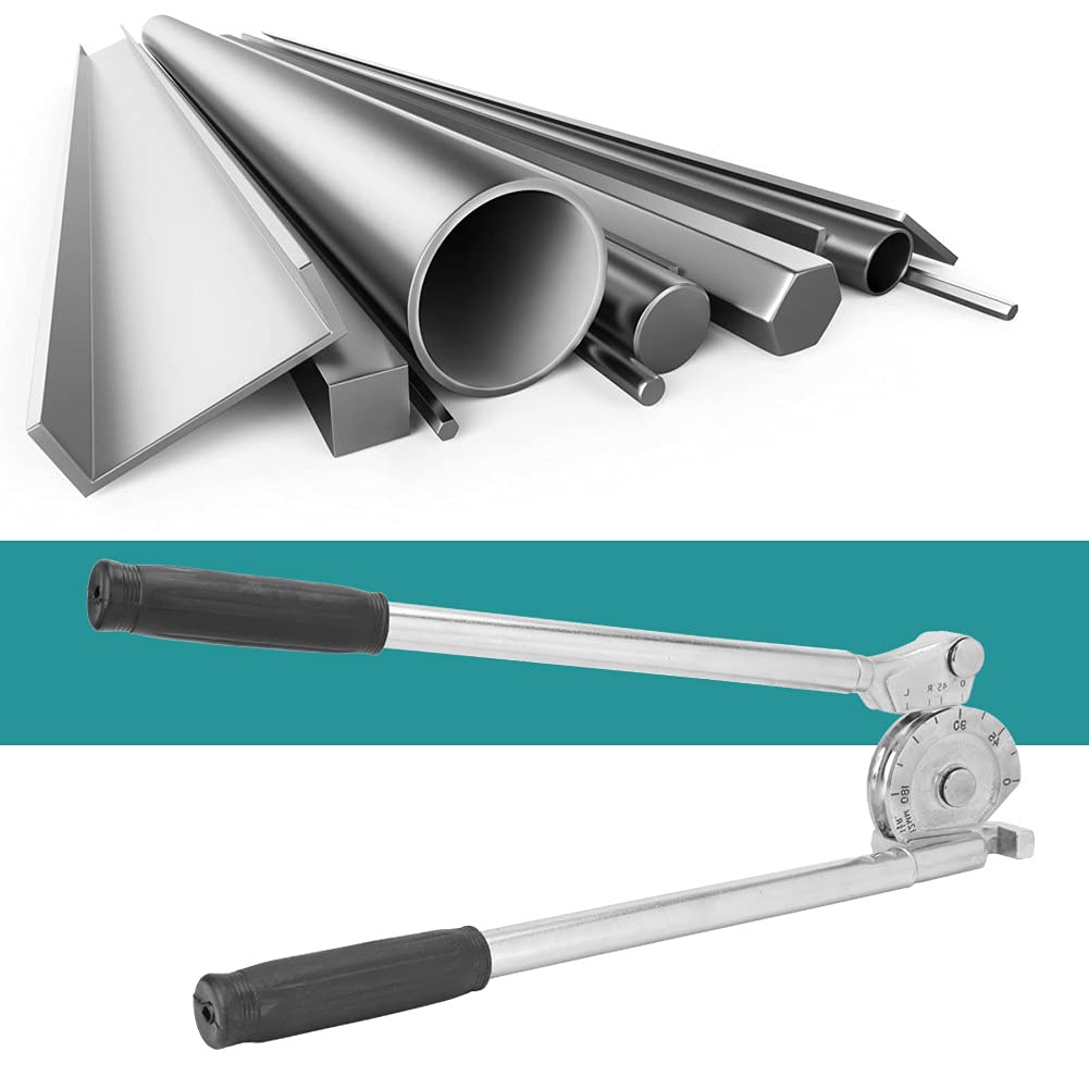 Manual Tube Bender, Practical Tube Bender Tool for Home Improvement and Workshops (250mm, 1/2" 12mm)