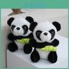 Панда Побеги бамбука Животное Мягкая плюшевая игрушка Брелок Игрушка Детские подарки День рождения
