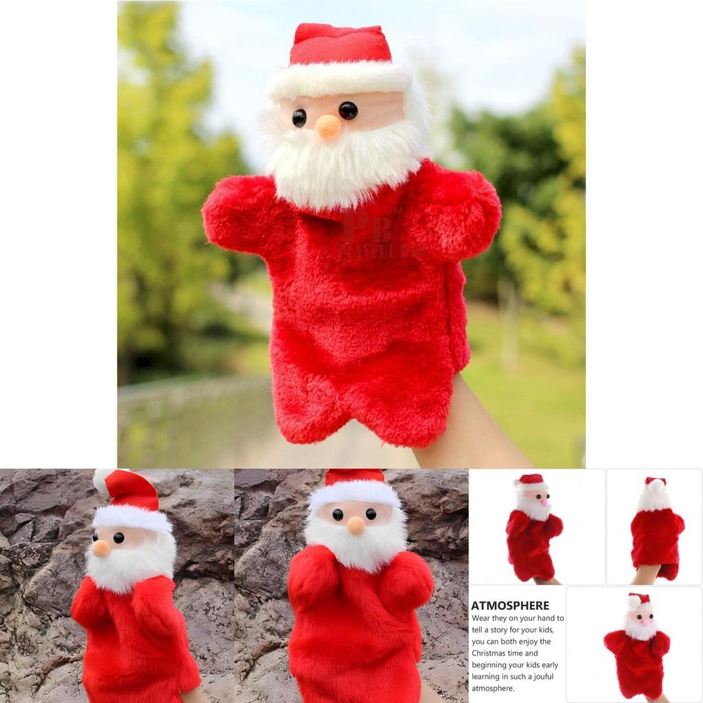 Christmas Santa Claus Hand Puppet Plush Toy Perfect Gift For Toddlers And Kids