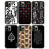 Чехол для телефона с изображением игральных карт King Queen для iPhone 11 12 13 14 Pro Max Mini, чехол для iPhone X XS Max XR 5 6 7 8 Plus Coque