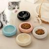 Миска для кошек Керамическая миска для кошек Миска для домашних животных Миска для кошачьего корма в форме пончика Противоскользящая переворачивающаяся миска с несколькими цветами и формами Миска для закусок