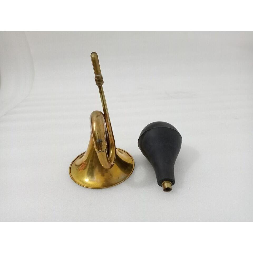 Vintage Antique Trumpet Brass Taxi Horn Rubber Bulb Bugle Car Bike Nautical |Fit