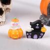 6Pc Cute Halloween Micro Landscape Miniature Figurines Resin Crafts DIY Mini Fairy Garden Desktop Ornaments