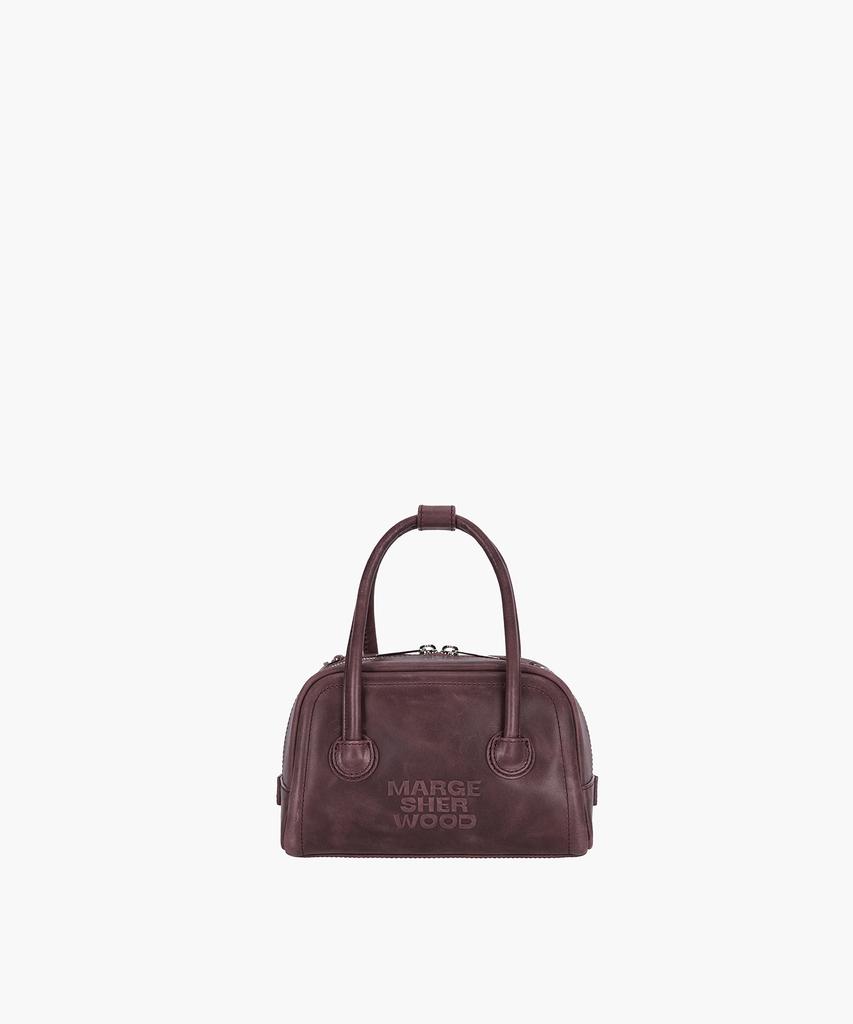 Margesherwood Soft Tote Mini_Wine Pull-Up