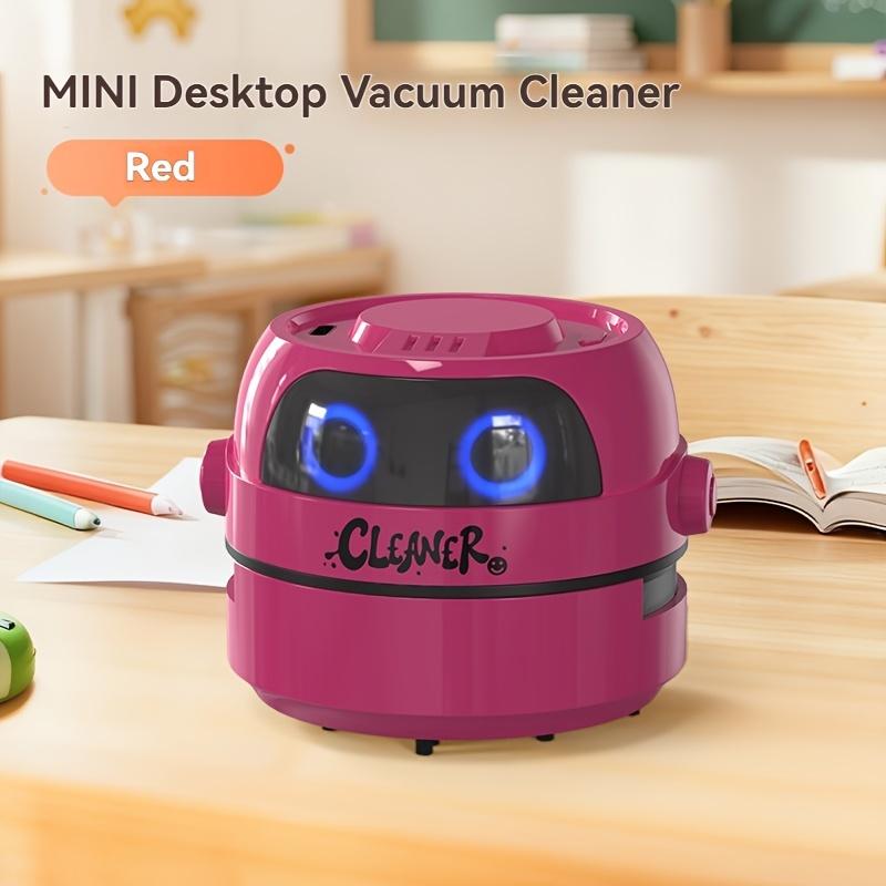 Mini Desktop Vacuum Cleaner Portable Table Crumb Sweeper Battery Operated Pencil Eraser Dust Keyboard Vacuum Cleaner