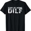 Оставайся дома Дильф Смешная футболка для нового папы Смешная футболка для папы, сидящего дома