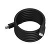 CIO Спиральный силиконовый кабель USB-C на C Быстрая зарядка Магнитное крепление Кабель PD240W Передача данных (1м, черный)