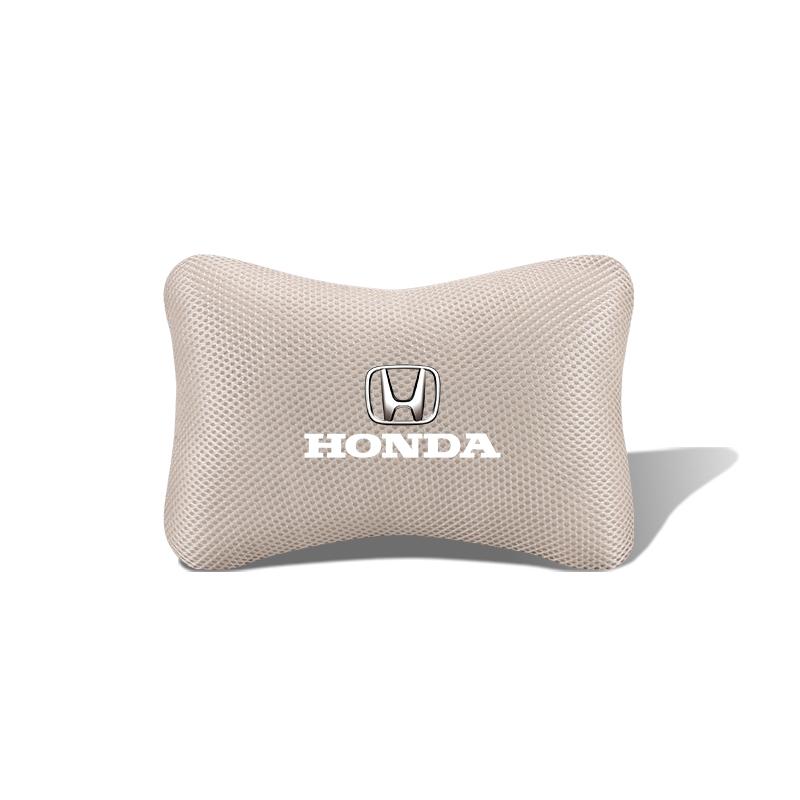 TQDX8 1Pcs Car Breathable Ice Silk Headrest Auto Neck Support Pillow For Honda Civic Accord Crosstour Spirior Odyssey Avancier UR-V