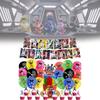 Mighty Morphin Power Rangers Party Banners Balloons And Spiral Cake Picks For Children Birthday Festivities