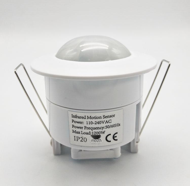 Инфракрасный потолочный встраиваемый датчик-выключатель, 110-240 В