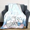 1 шт. Плед CINNAMOROLL Легкий фланелевый плед для дивана, кровати, путешествий, кемпинга, гостиной, офиса, дивана, кресла
