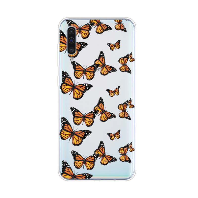 Красивая бабочка для Samsung Galaxy A90 A80 A70 A60 A50 A40 A30 A20S A20E A10 A10E A10S S8 S7 S6 Edge чехол для телефона