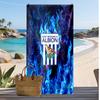 Пляжное полотенце West Bromwich Albion Football Print, Большое Мягкое Быстросохнущее Полотенце для Пляжа Кемпинга Плавания