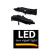 For Ford Fiesta mk8 ST Line MK8 Flasher Indicator Blinker Side Rearview Turn Signal Light Smoked Lens LED Side Mirror Lamp Amber