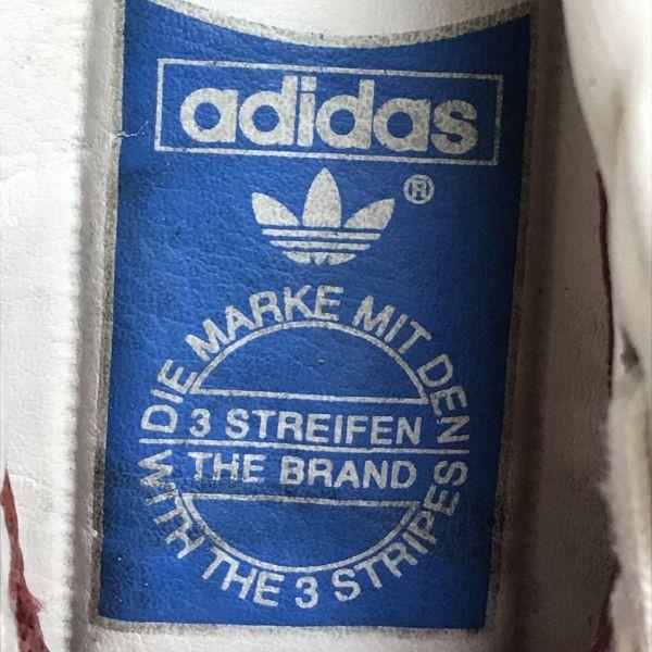 Adidas Оригинальные кожаные кроссовки GAZELLE 27.5 красно-коричневые(ИСПОЛЬЗОВАЛ)