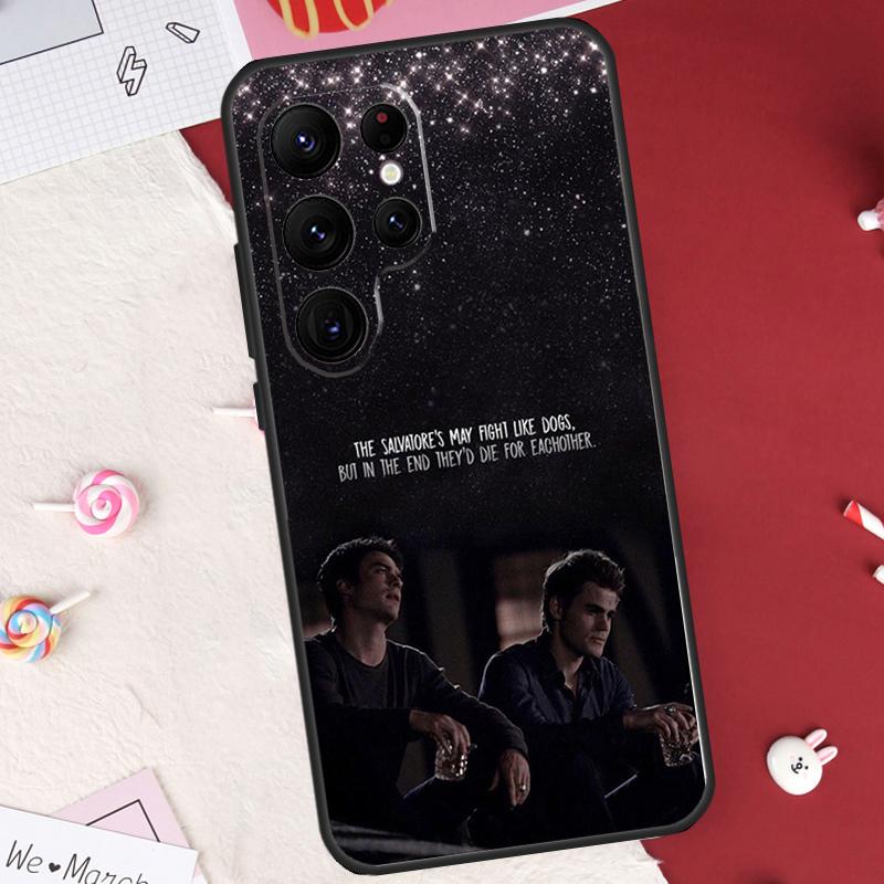 Чехол Damon Salvatore из Дневников вампира для Samsung Galaxy S26 Ultra S20 S21 S22 S23 S24 S25 Ultra S10 Plus S25 FE Защитный корпус
