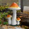 Имитация гриба, садовая статуэтка, смоляной гриб, украшение, сказочные садовые аксессуары, гриб для внутреннего и наружного декора