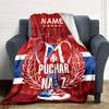 Custom Name Sheffield Crest blanket for Couch & Bed, Plush Cozy Fuzzy Blanket Super Soft & Warm Blankets for Fall and Winter. 0908286