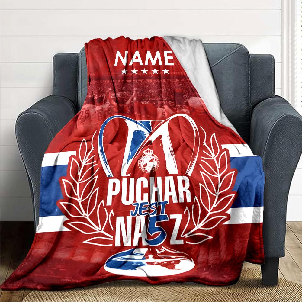Custom Name Sheffield Crest blanket for Couch & Bed, Plush Cozy Fuzzy Blanket Super Soft & Warm Blankets for Fall and Winter. 0908286