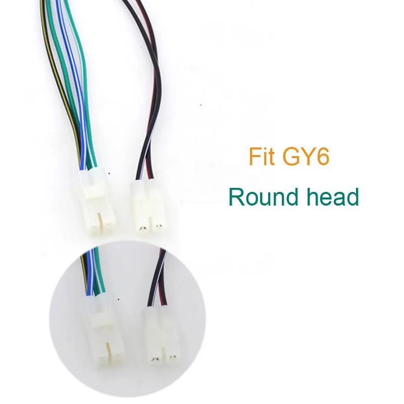 Motorcycle Ignition Coil CDI Electric Cable Wire Harness Plug Head for GY6 50cc 125cc 150 ZJ125 Scooter ATV Moped Parts