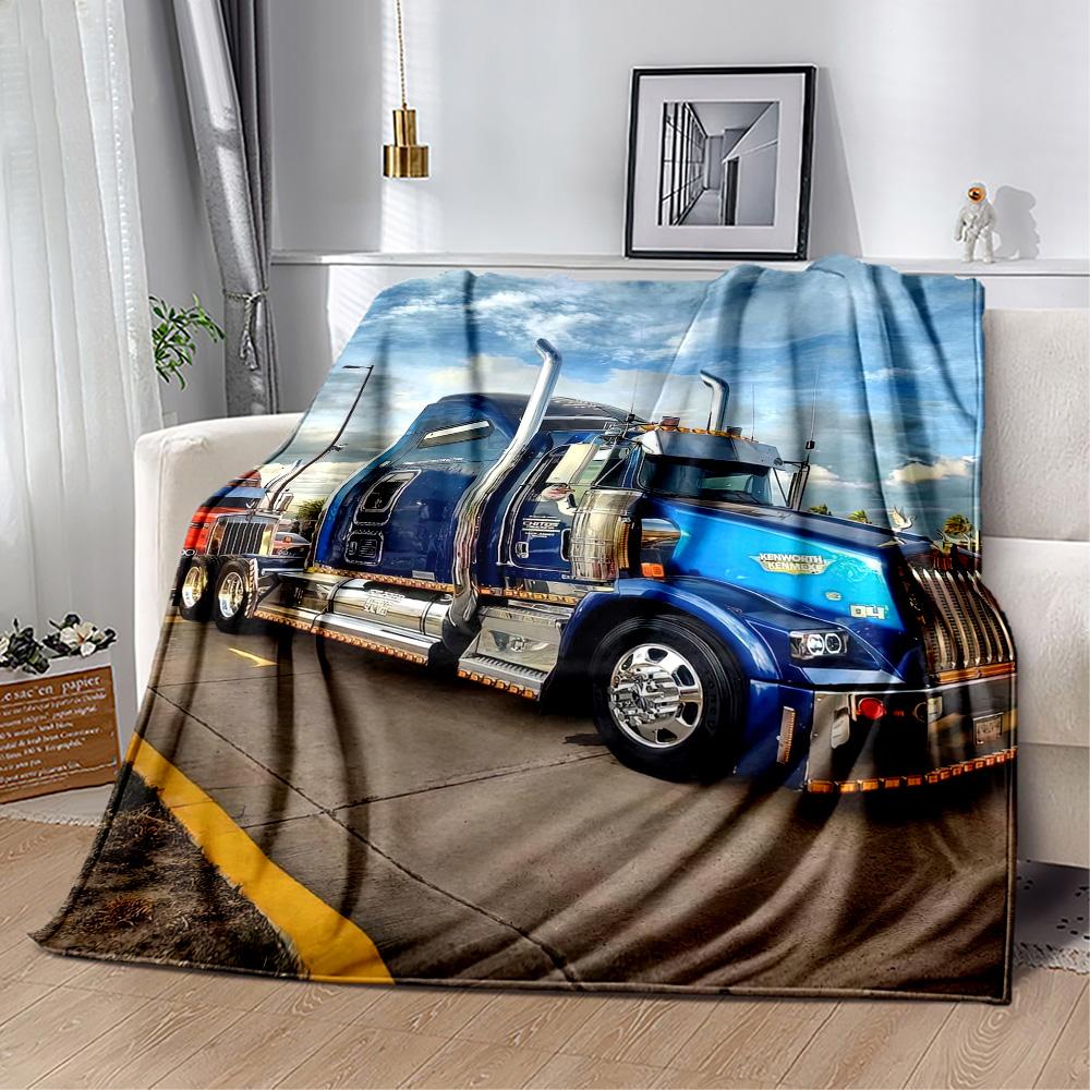 Kw Heavy Trucks Blanket Ultrasoft Suitable For Office Chair Sofa Seaside For All Occasions Digital Print Gifts For Family Or Friends
