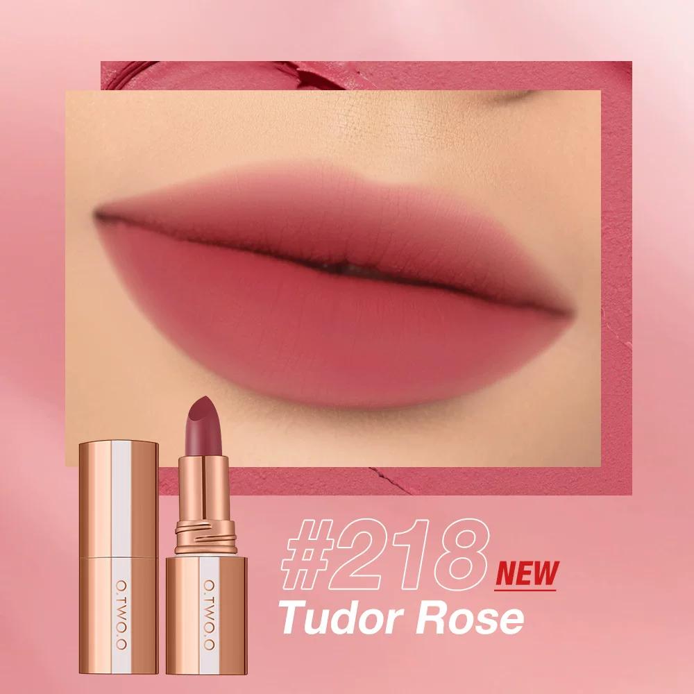 O.Two.O Mist Kiss Color Locking Matte Lipstick Sc064 Light Mist Long-Lasting Matte Velvet Lipstick