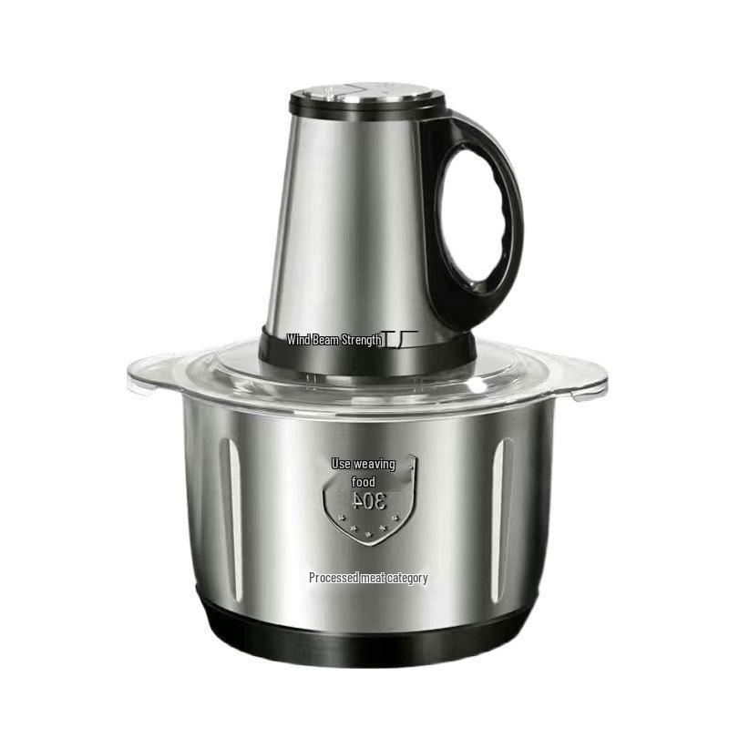 Бесплатная доставка: Обновленная электрическая мясорубка и кухонный комбайн - Миксер, Блендер, Машина для приготовления фарша для пельменей и теста, Измельчитель чили.