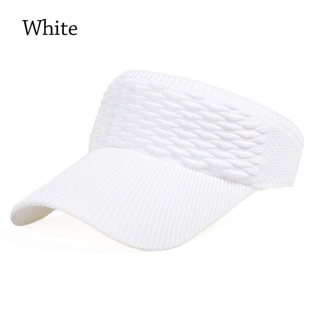 Женская эластичная бейсболка с широкими полями, солнцезащитная шляпа, шляпа с открытым верхом, спортивные козырьки