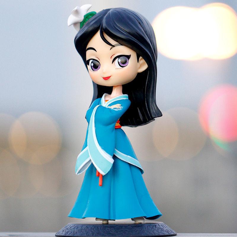 Disney Анимация Мулан Персонаж Принцессы Модель Игрушка Кукла Подарок Торт Домашний Декор Подарок на День Рождения