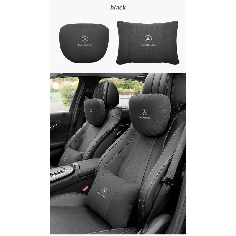 AABGT1 Mercedes Benz A B C E S R Class GLB GLC GLE AMG CLA CLS SLC GLS SLS ML Car Headrest Neck Support Lumbar Rest Cushion Neck Pillow