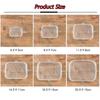 Cookware Keeping Fresh Lids Seal Food Fresh Round Square Stretch Suction Silicone Lid Bowl Cover