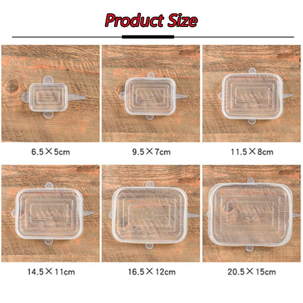 Cookware Keeping Fresh Lids Seal Food Fresh Round Square Stretch Suction Silicone Lid Bowl Cover