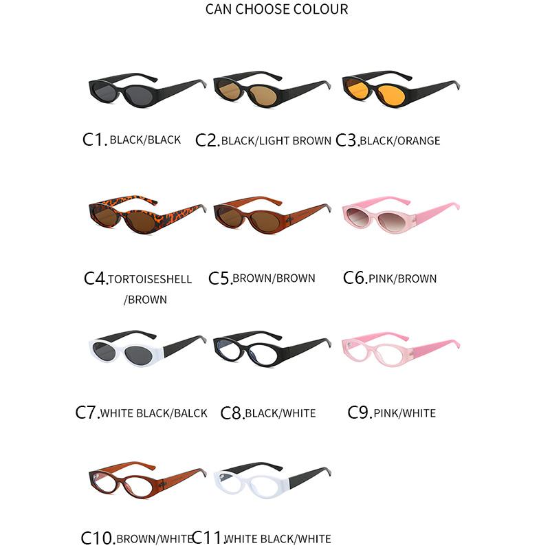 Винтажные овальные солнцезащитные очки Мода Женские Мужские Роскошный бренд Дизайнерские солнцезащитные очки Ретро Уличные для вождения Защита Мужские Женские Очки UV400