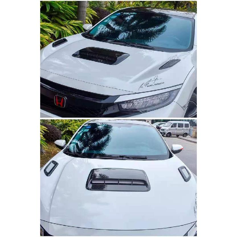 Совок переднего капота, вентиляционные отверстия, универсальный воздухозаборник, выходное отверстие, наклейка на отделку крыла, украшения для экстерьера автомобиля