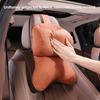 Car Neck Pillow Ergonomic Breathable Car Headrest Neck Cushion with Elastic Strap Adjustable Cervical