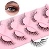 Fox Eye False Eyelashes 5 Pairs Of Eye Tail Lengthening Daily Makeup Stage Eyelashes
