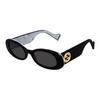 Gucci Statement Sunglasses Black/Grey Unisex