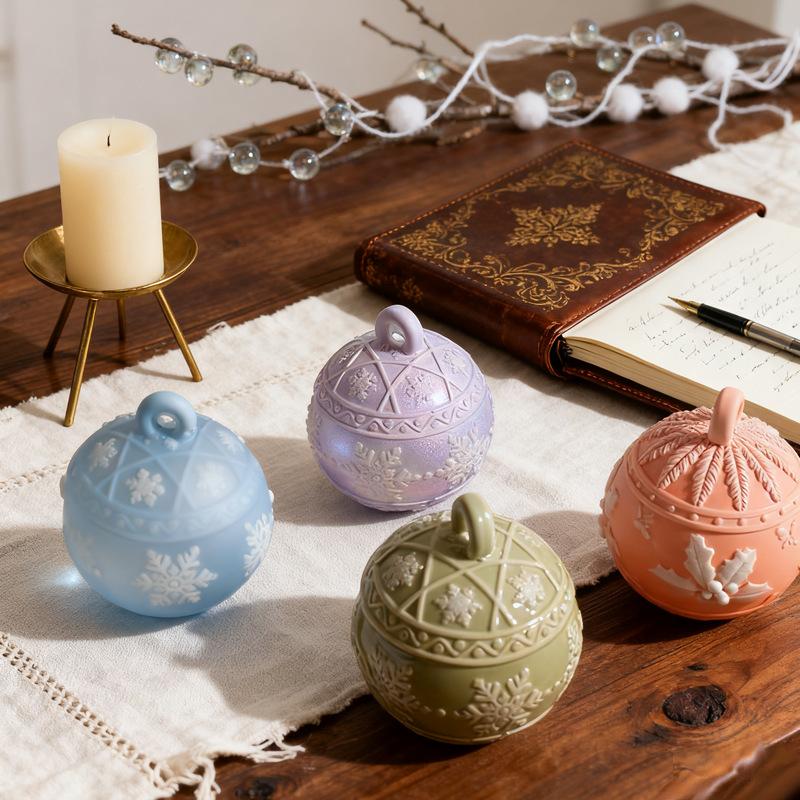 Снежинка Смола Банка Силиконовые Формы Ягодная Глина Форма для DIY Подсвечника Коробка для Хранения Рождественский Декор Праздничные Поделки Украшения Форма