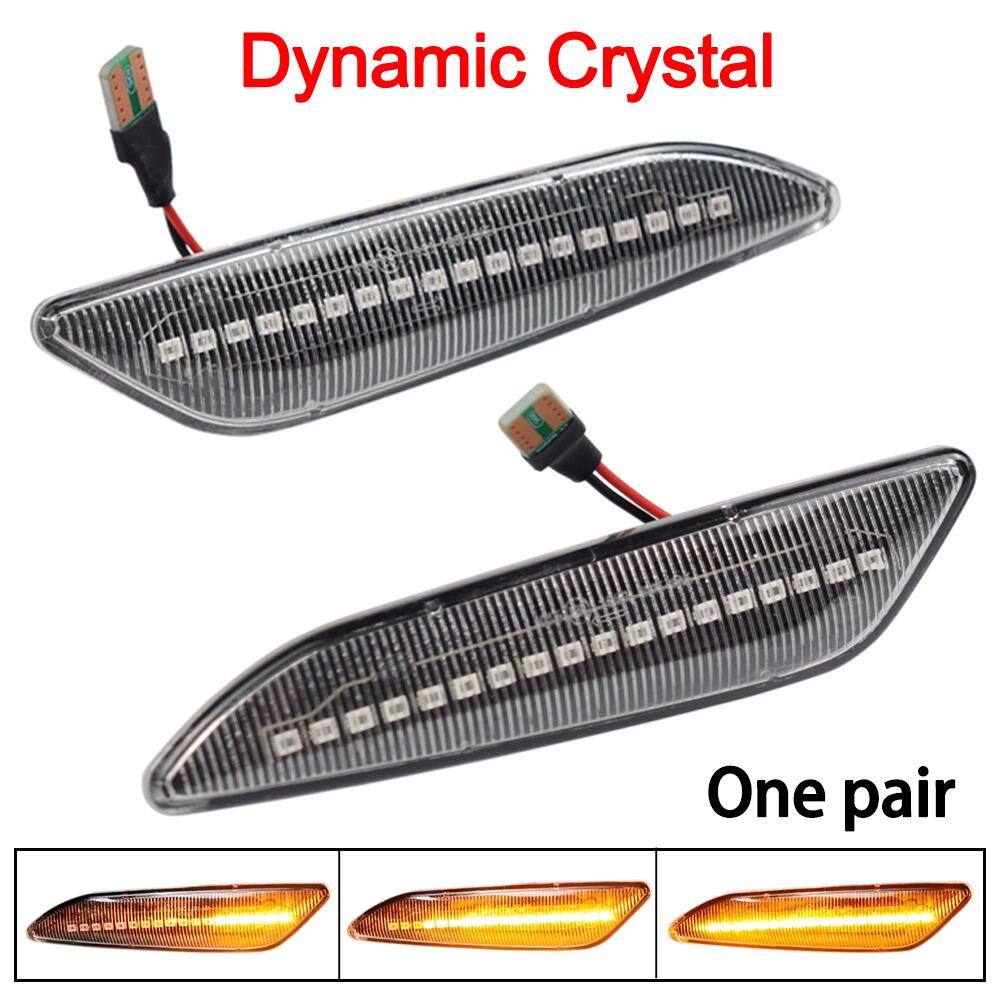LED Dynamic Blinker Side Marker Turn Signal Lights Lamp Accessories For Alfa Romeo 147 156 Fiat Egea Tipo Lancia Delta Ypsilon 3