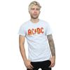 AC/DC Мужская футболка с потертым логотипом