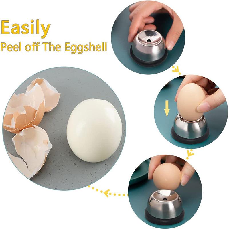 Дырокол для яиц из нержавеющей стали с пластиковым основанием, ручной дырокол для вареных яиц, кухонный гаджет, дырокол для яиц с защитой от взрыва