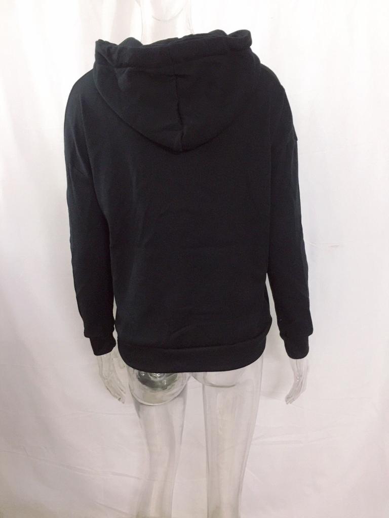 Свободное верхнее пальто, пуловер с капюшоном и длинными рукавами, большой плюшевый утепленный свитер, средний длинный свитер, забавный женский топ с капюшоном в европейском стиле