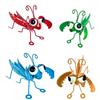Metal Grasshopper Garden Decor Outdoor Wall Art Decor Colorful Outdoor Sculpture Yard Art Patio Entryways Unique Home Accent