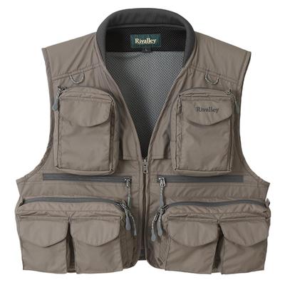 [Soushin] Жилет-проводник для рыбалки нахлыстом Riveray RV Stream Guide Vest II 5429 Коричневый