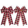 1pc Christmas Tree Ribbon Bow Pendant Christmas Decoration