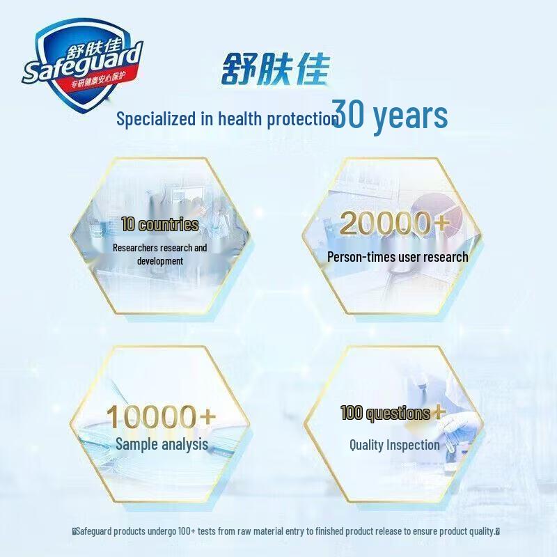 Гель для душа Safeguard Healthy Clean, Освежающий огурец, 3 шт.