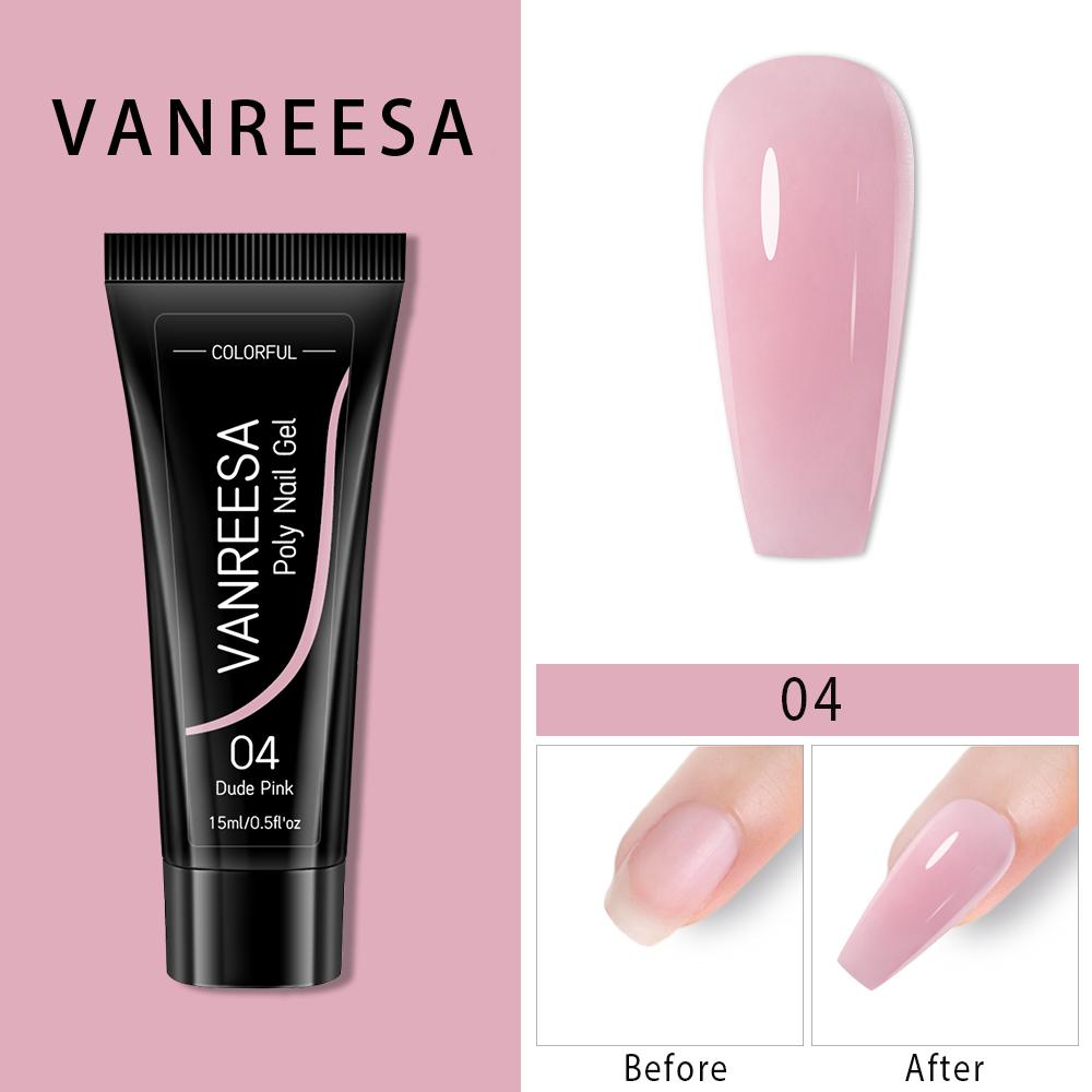 VANREESA 36 цветов поли гель для наращивания ногтей быстро наращивающий гель-лак для маникюра