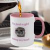 Sad Hamster Cup Bowtie-Adorned Funny Ceramic Mug Unique Sad Hamster Design Coffee Mugs At 350ml Hilarious Funny Mug That Makes