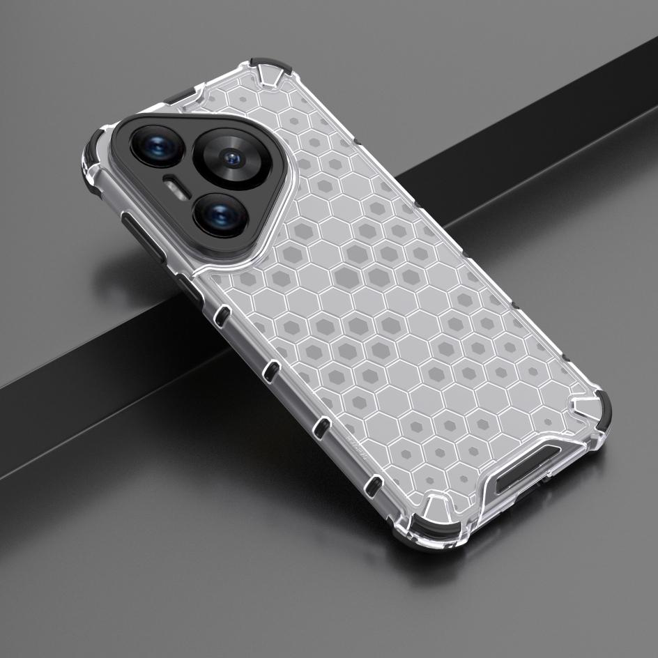 Прозрачный чехол с сотовой текстурой для Samsung S25 S24 S23 FE S22 S21 Plus Ultra A56 A36 A26 A16 A55 A35 A25 A15 A54 Бронированный чехол