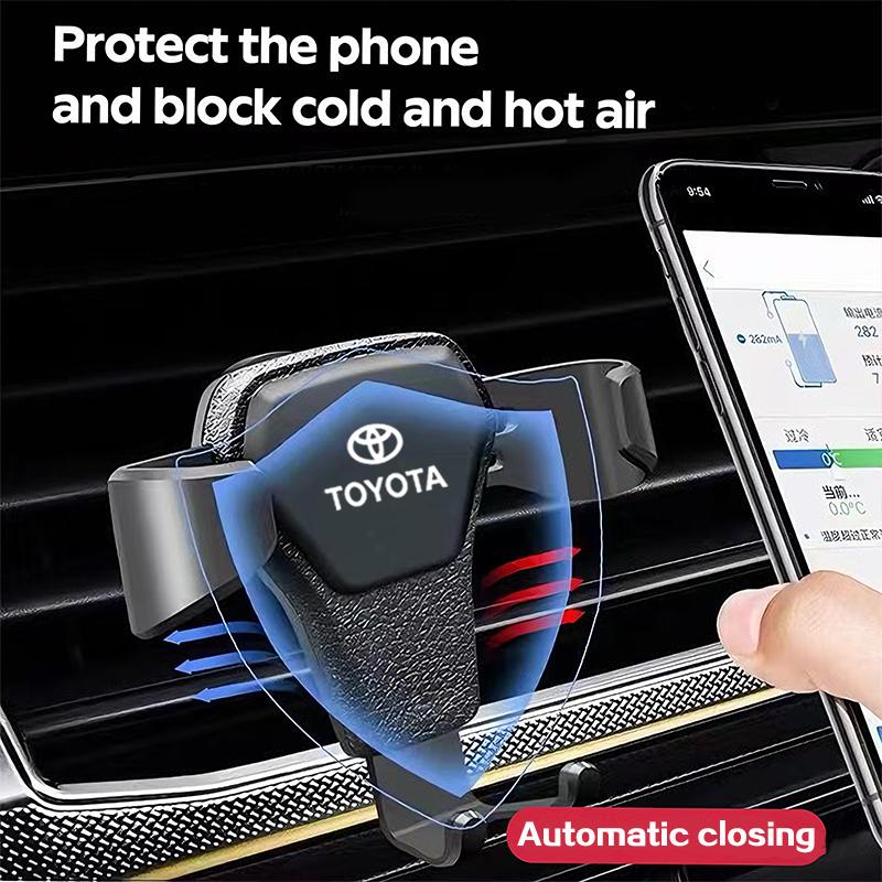 Toyota 2026 Новые колпаки на колеса Держатель для телефона с гравитацией Крепление в вентиляционное отверстие автомобиля Подставка для телефона на приборную панель Наклейка на автомобиль Toyota Crown